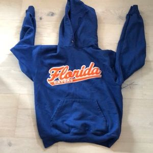 UF sweatshirt with raised letters